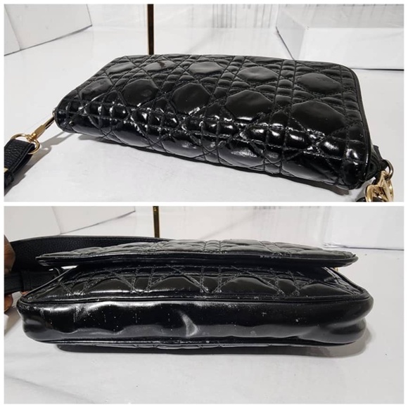 Authentic Christian Dior Cannage Lady Dior Wallet on Chain - Picture 10 of 16